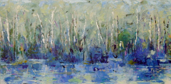 Blue Birches