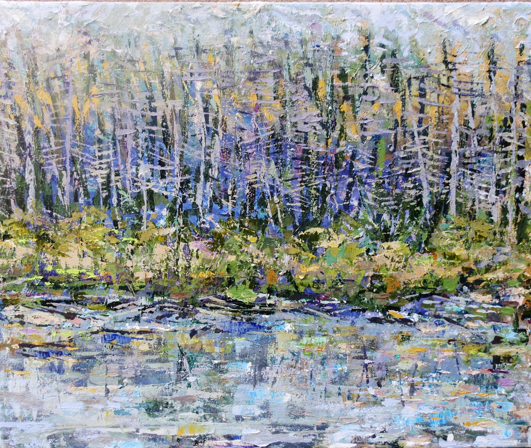 Marais / Marsh series 24 x 30 x 1. 2014. 