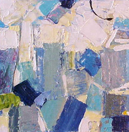 Abstract in blue